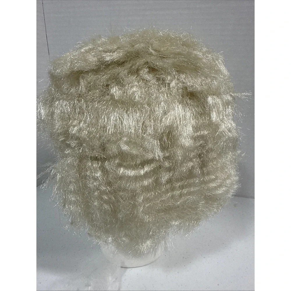 Blonde/White Mad Scientist Halloween Costume Cosplay SHORT Layered Wig